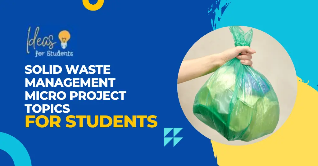 solid waste management micro project topics