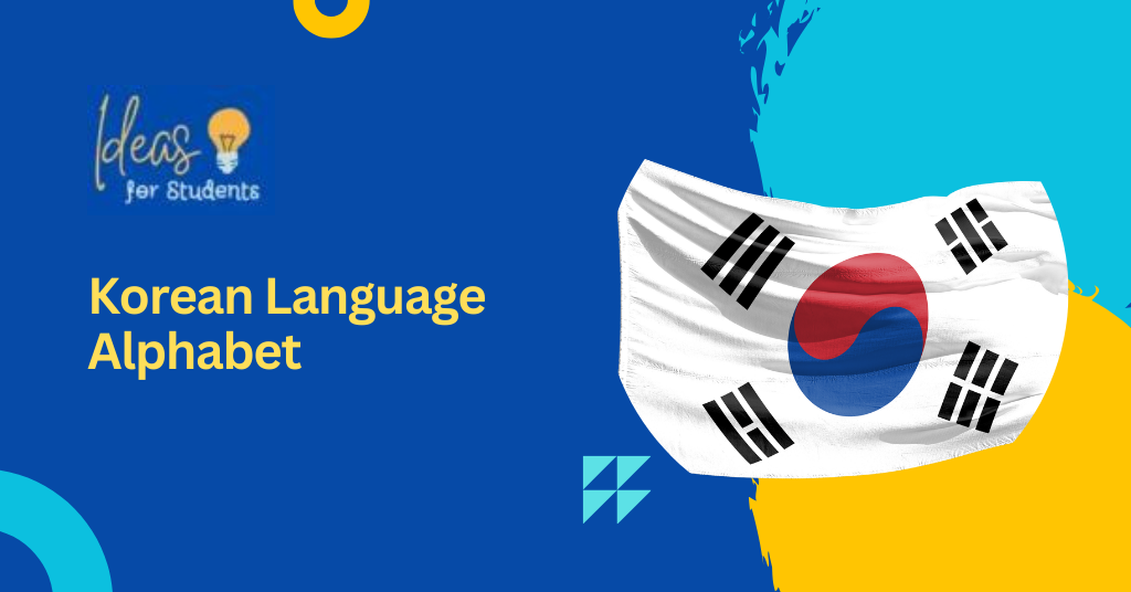 Korean Language Alphabet